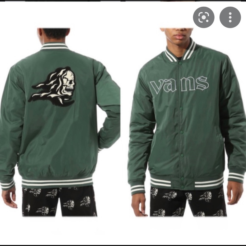Vans 66 Green varsity jacket
